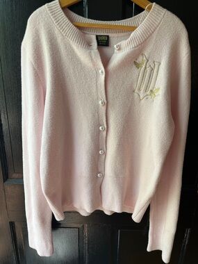 Wicked Universal Light Pink Cardigan with Pearl Buttons